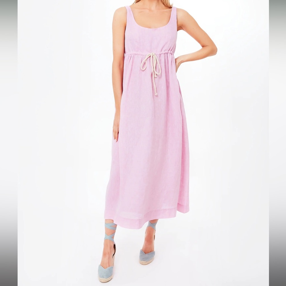 Tuckernuck Pomander Place Pink Sabella Maxi Dress, Size Small NWT